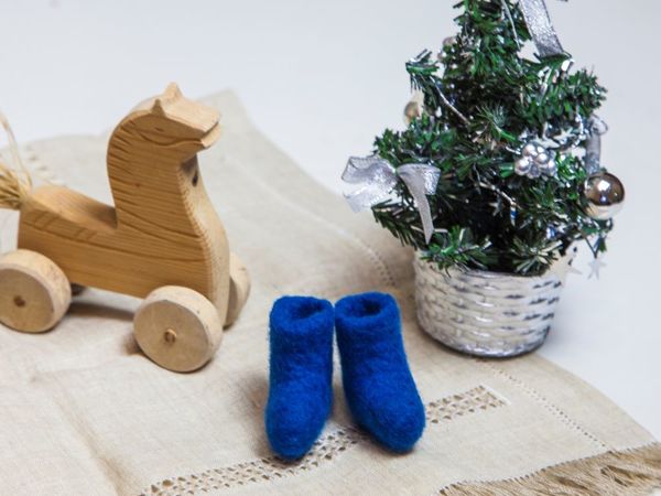 Валяем сувенирные валенки | Ярмарка Мастеров - ручная работа, handmade