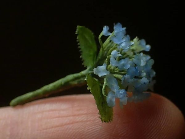 Гортензия 1:12 для кукольного домика | Ярмарка Мастеров - ручная работа, handmade