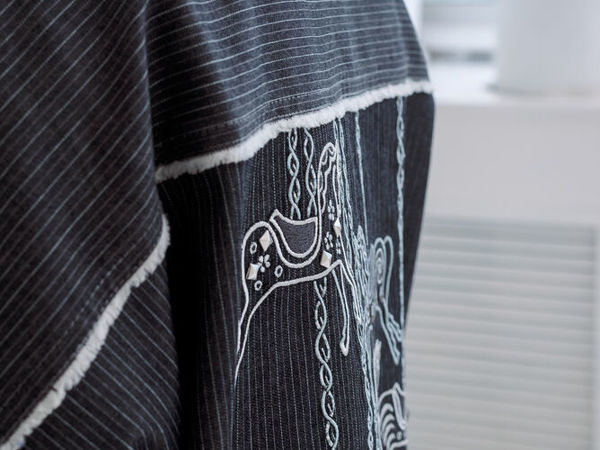 Новая работа — платье с вышивкой | Ярмарка Мастеров - ручная работа, handmade