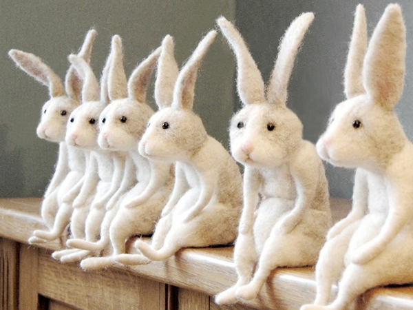 Loyalty in the Eyes: Realistic Felted Pets by Eve Teras | Livemaster - handmade
