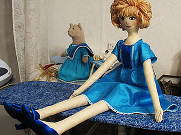 Как я шью платье для текстильной куклы. | Ярмарка Мастеров - ручная работа, handmade