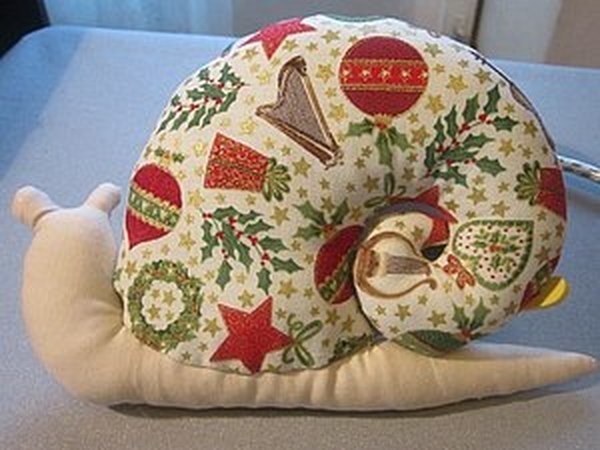Новогодняя Тильдочка - Улиточка | Ярмарка Мастеров - ручная работа, handmade