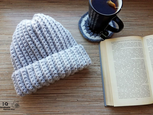 Теплая шапка | Ярмарка Мастеров - ручная работа, handmade