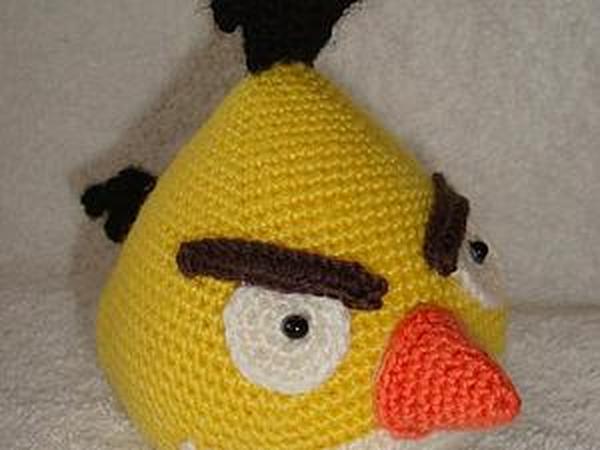 Вяжем птичку из игры Angry Birds | Ярмарка Мастеров - ручная работа, handmade
