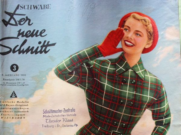 Der Neuer Schnitt — старый немецкий журнал мод -3/1955 | Ярмарка Мастеров - ручная работа, handmade