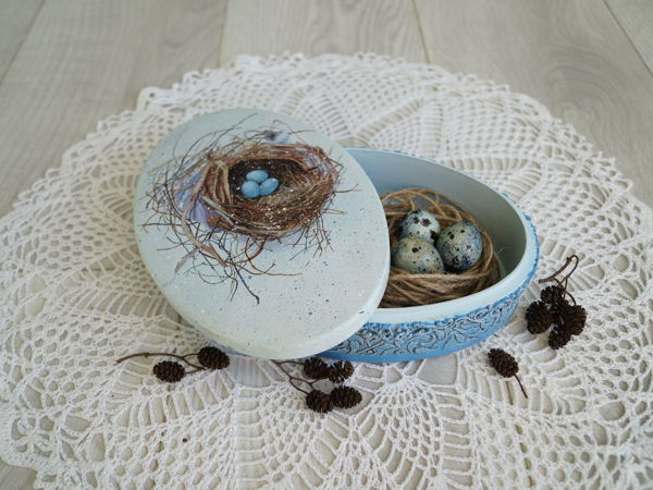 How to Make Easter Box ''Nest'' | Livemaster - handmade