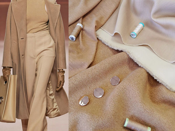 Пальто из кашемира + костюмка из шерсти и шелка | Ярмарка Мастеров - ручная работа, handmade