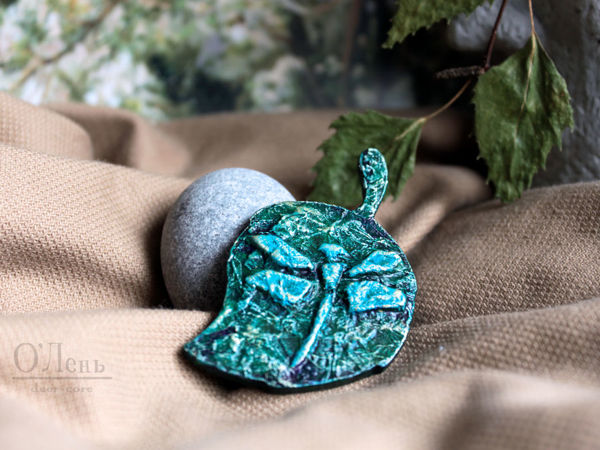 Создаём рельефную весеннюю брошь | Ярмарка Мастеров - ручная работа, handmade