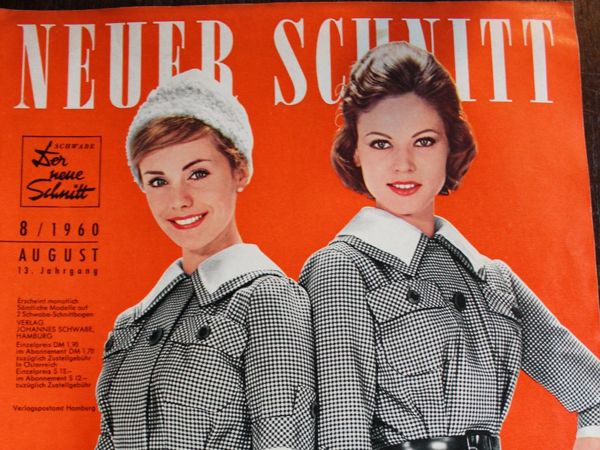 Neuer Schnitt — старый немецкий журнал мод 8/1960 | Ярмарка Мастеров - ручная работа, handmade