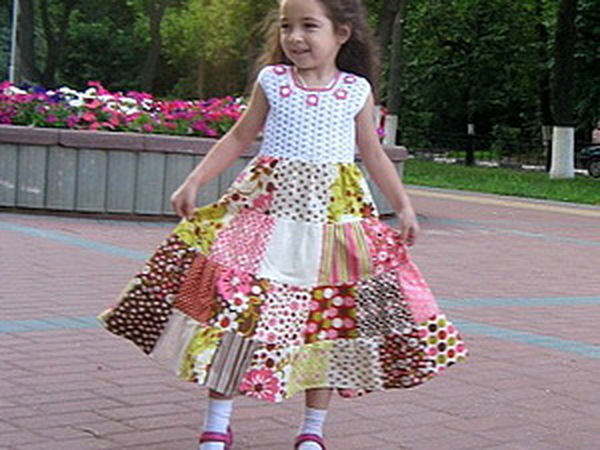 Платье из шитья для девочки №1 А