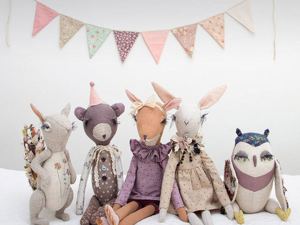 Toys in the Vintage Style by Lena Bekh — a Delight for Aesthetes | Livemaster - handmade