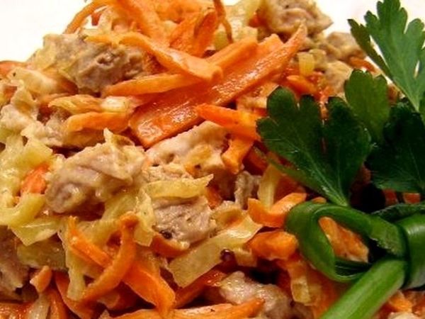 Салат Обжорка с курицей Без огурцов от Ольги | Ярмарка Мастеров - ручная работа, handmade
