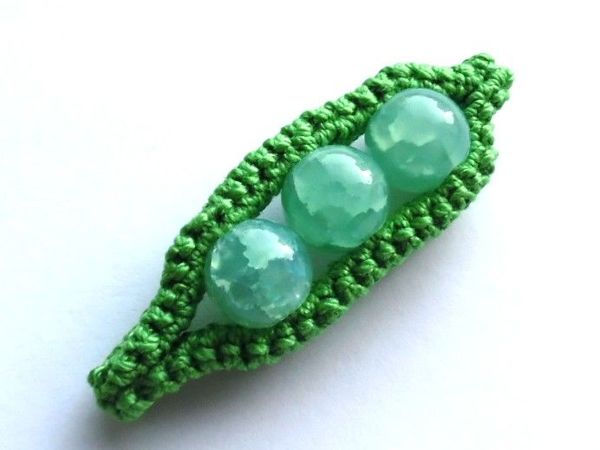 Вяжем стручок зеленого горошка | Ярмарка Мастеров - ручная работа, handmade Вяжем стручок зеленого горошка | Ярмарка Мастеров - ручная работа, handmade