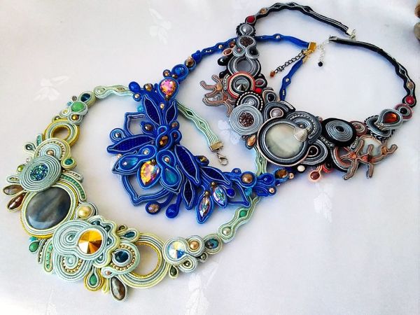 Скидки на готовые колье! До 12 августа | Ярмарка Мастеров - ручная работа, handmade