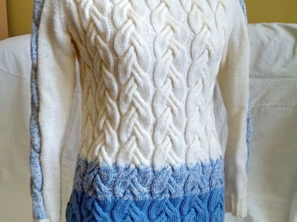 Аукцион на свитер «Косы» ! Старт 2500 р.! | Ярмарка Мастеров - ручная работа, handmade