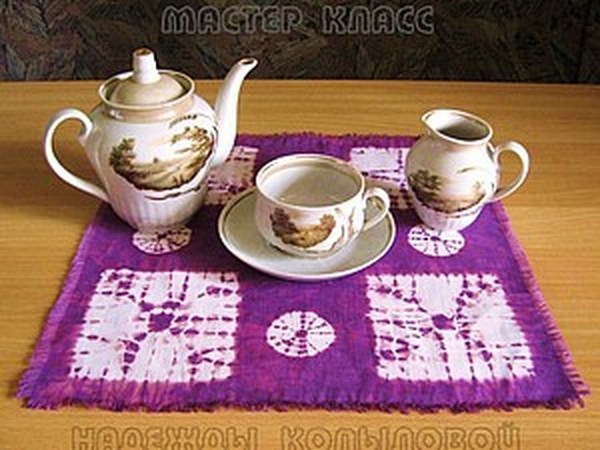 Роспись тканей в технике