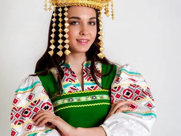 Кокошник  «РУСЬ» из соломки | Ярмарка Мастеров - ручная работа, handmade