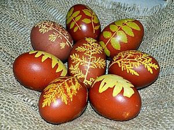 Как покрасить яйца на Пасху своими руками
