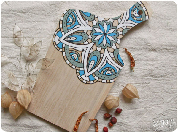 Decorate Cutting Board With Pyrography & Painting | Livemaster - handmade