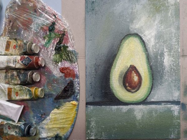 How to Paint an Avocado | Livemaster - handmade