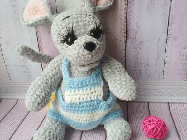 Вяжем игрушку Мышонок Боня | Ярмарка Мастеров - ручная работа, handmade