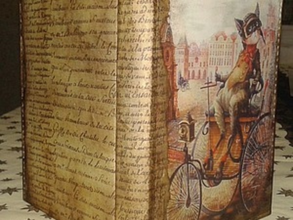 «Кожаные истории»: делаем ежедневник в технике декупаж скидка! | Ярмарка Мастеров - ручная работа, handmade