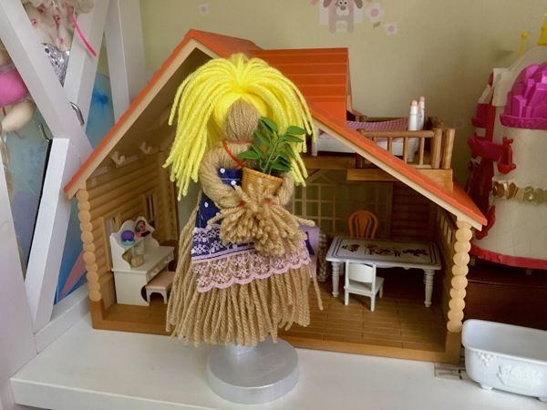 Создаем куклу из ниток за 5 минут | Ярмарка Мастеров - ручная работа, handmade