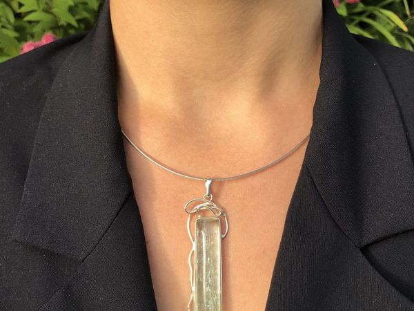 Видео подвески с аквамарином «CRYSTAL» в серебре | Ярмарка Мастеров - ручная работа, handmade