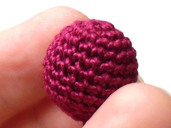 Как обвязать бусину крючком | Ярмарка Мастеров - ручная работа, handmade