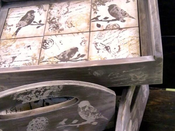 Поднос «Дом, милый дом» | Ярмарка Мастеров - ручная работа, handmade