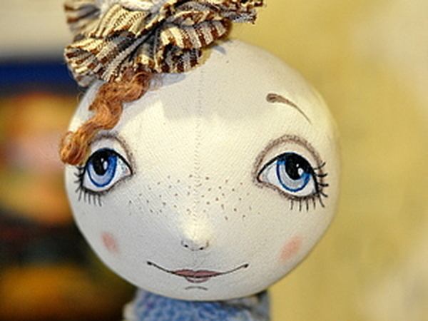 Роспись лица текстильной куклы | Ярмарка Мастеров - ручная работа, handmade