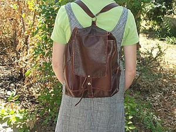 Сумка торба или рюкзачок-трансформер, цвет бордо | Ярмарка Мастеров - ручная работа, handmade