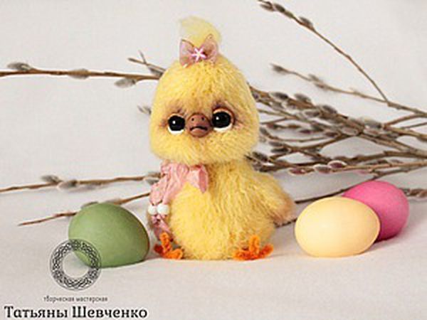 Knitting a Fluffy Chicken | Livemaster - handmade