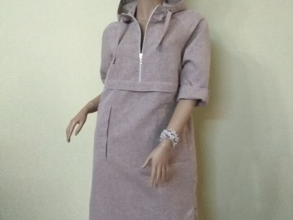Полуспортивное платье из льна | Ярмарка Мастеров - ручная работа, handmade