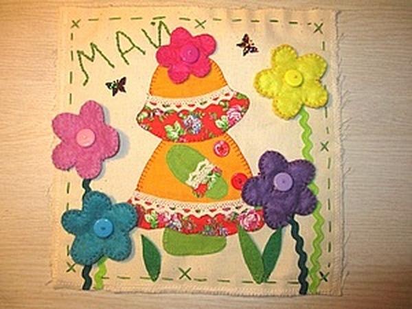 Развивающий календарь для дочки. Май | Ярмарка Мастеров - ручная работа, handmade