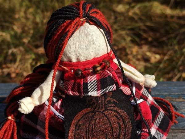 Осенняя кукла «Зерновушка» своими руками