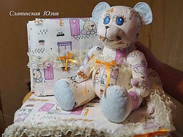 Постелька и погремушка для новорождённого. | Ярмарка Мастеров - ручная работа, handmade