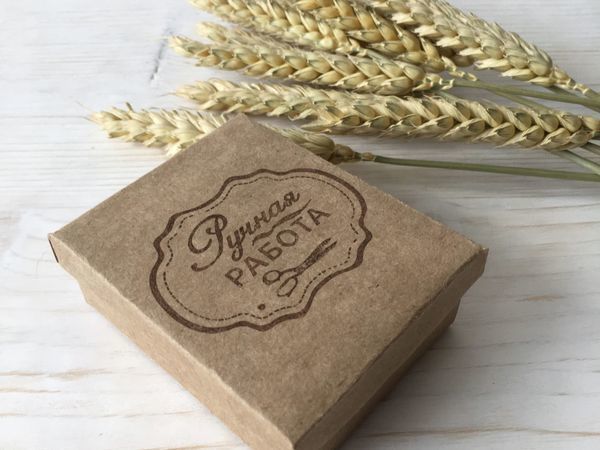 Создаем из крафтового картона коробку для броши | Ярмарка Мастеров - ручная работа, handmade