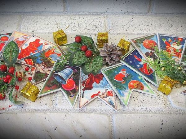 Новогодние игрушки. Украшения для ёлочки — варианты оформления | Ярмарка Мастеров - ручная работа, handmade