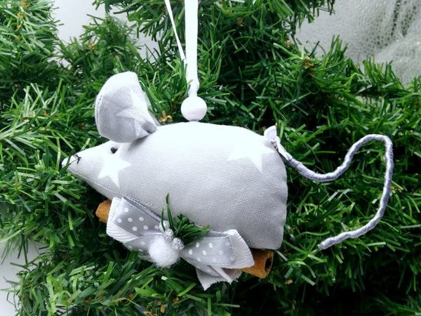 Sewing Textile Mouse | Livemaster - handmade