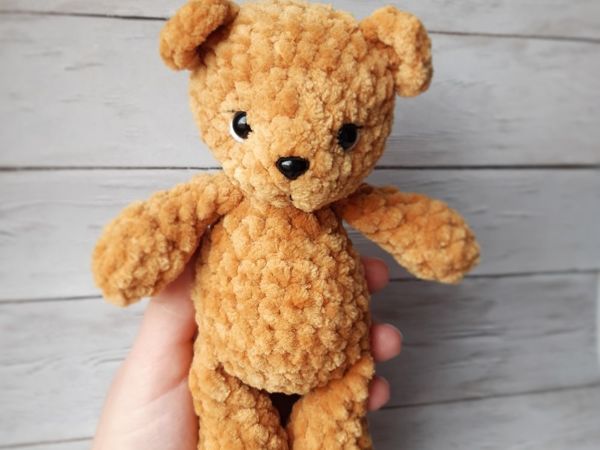 Мастер-класс вязаный мишка | Ярмарка Мастеров - ручная работа, handmade