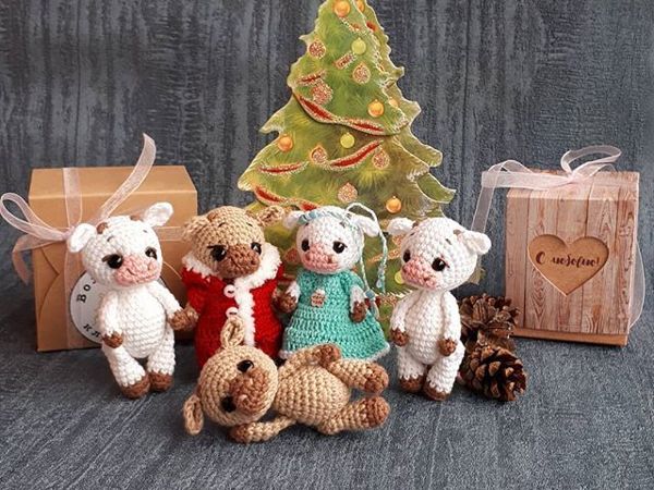Вяжем крючком «Коровку Малышку» | Ярмарка Мастеров - ручная работа, handmade