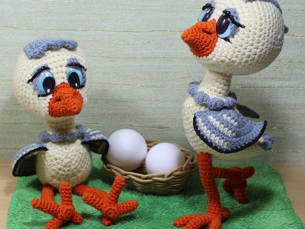 Вяжем цыпленка крючком | Ярмарка Мастеров - ручная работа, handmade