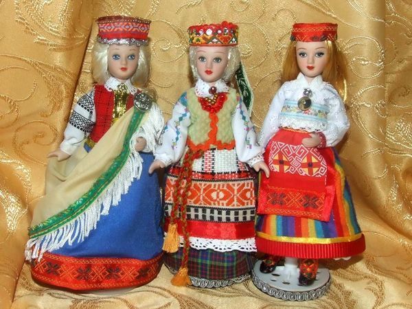 Прибалтийский народный костюм | Ярмарка Мастеров - ручная работа, handmade