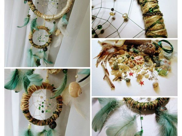 Плетем ловец снов «Морские сокровища» | Ярмарка Мастеров - ручная работа, handmade