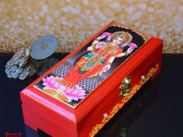Коробка для денег  «Богиня Богатства Лакшми» | Ярмарка Мастеров - ручная работа, handmade