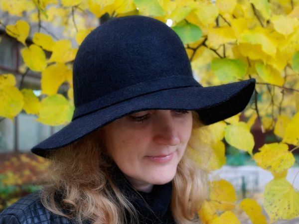 МК Натальи Сафоновой по валянию шляпы 15 октября | Ярмарка Мастеров - ручная работа, handmade