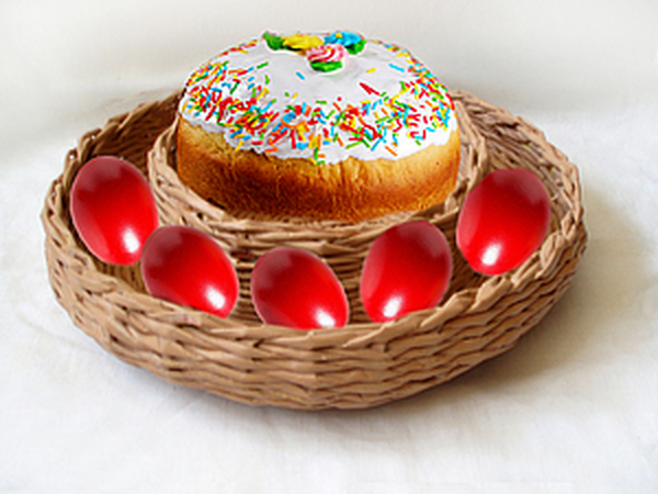 Плетеная подставка под пасхальный кулич | Ярмарка Мастеров - ручная работа, handmade