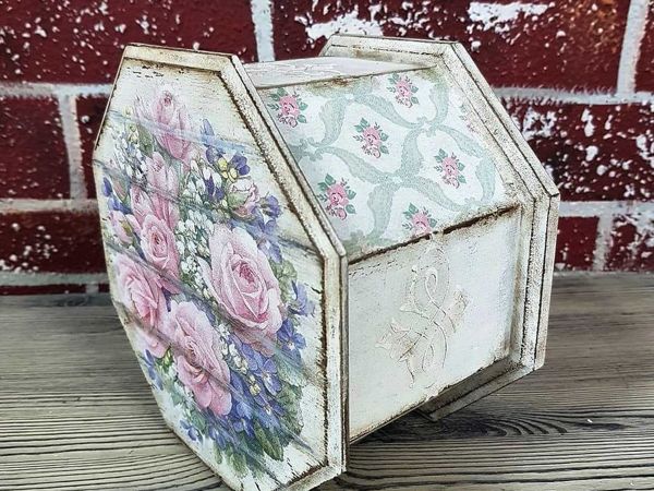 Шкатулка «Романтика» декупаж | Ярмарка Мастеров - ручная работа, handmade