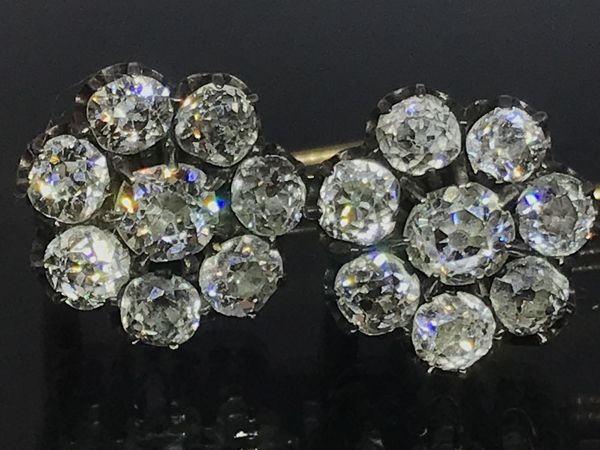 Антикварные серьги с бриллиантами | Ярмарка Мастеров - ручная работа, handmade Антикварные серьги с бриллиантами | Ярмарка Мастеров - ручная работа, handmade